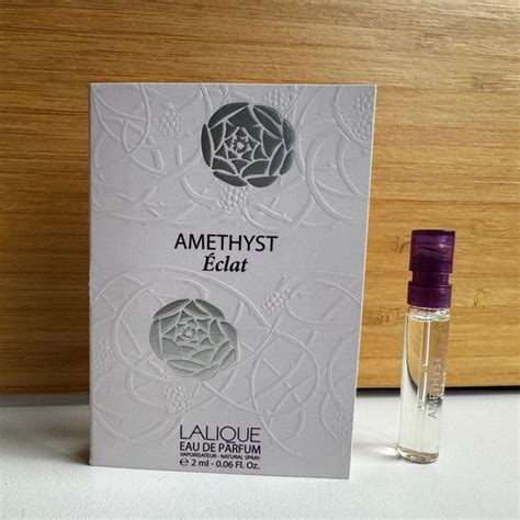 lalique amethyst sample.